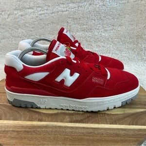 New Balance 550 Suede Pack Team Red - Size 10.5 - BB550VND NWT Ortholite